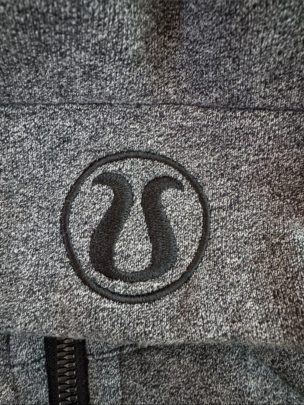 lululemon athletica Scuba Hoodie *Light Cotton Fleece Heathered Speckled Black - Picture 6 of 7